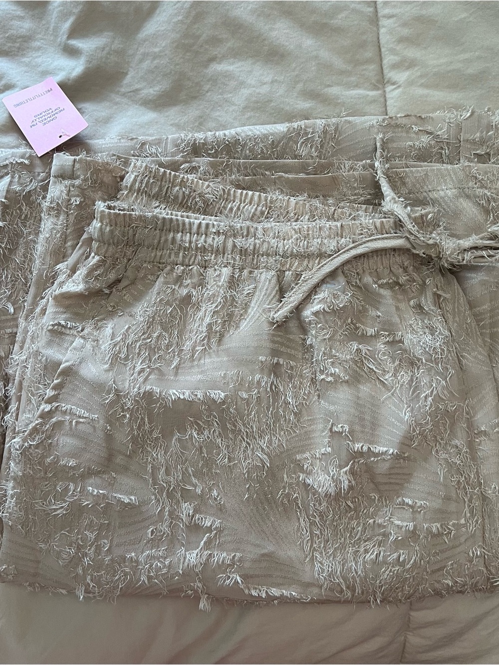 Pretty Little Thing Textured Pants